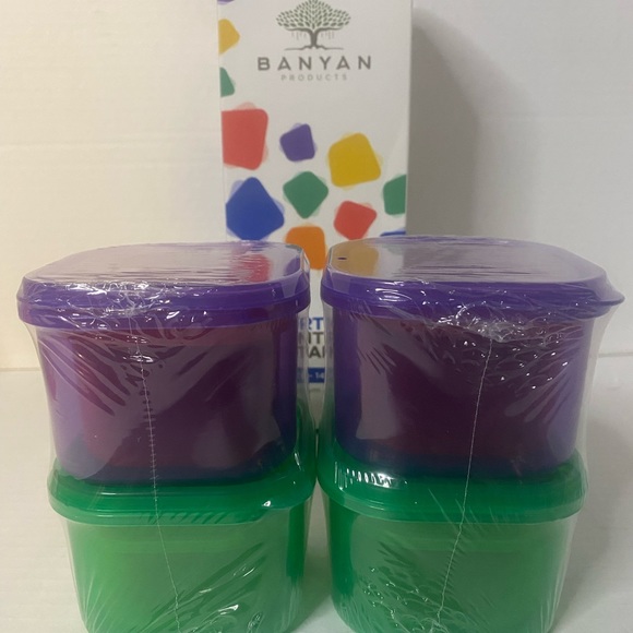 Portion control containers . Containers are still sealed but missing the guide - Picture 2 of 3